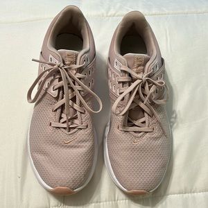 Women’s blush pink Nike air max shoes